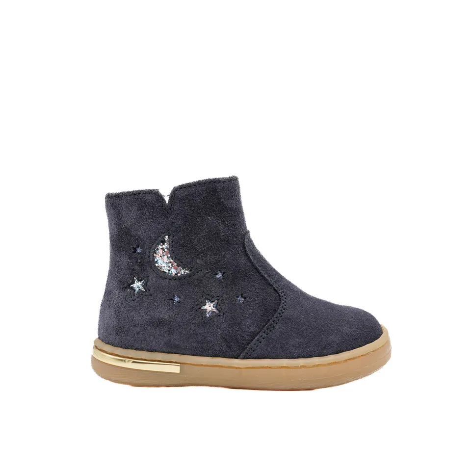 babybotte-adhara-bottine-premiers-pas-fille-zip-bleu-velours image 1