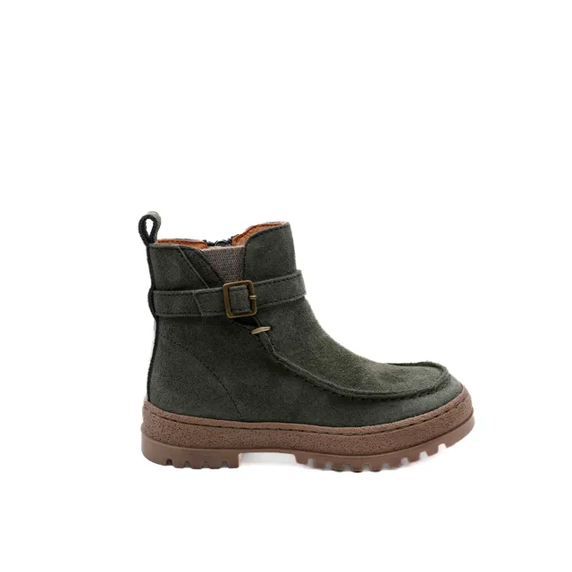 babybotte-kambrige-bottine-fille-zip-vert-cuir image 1