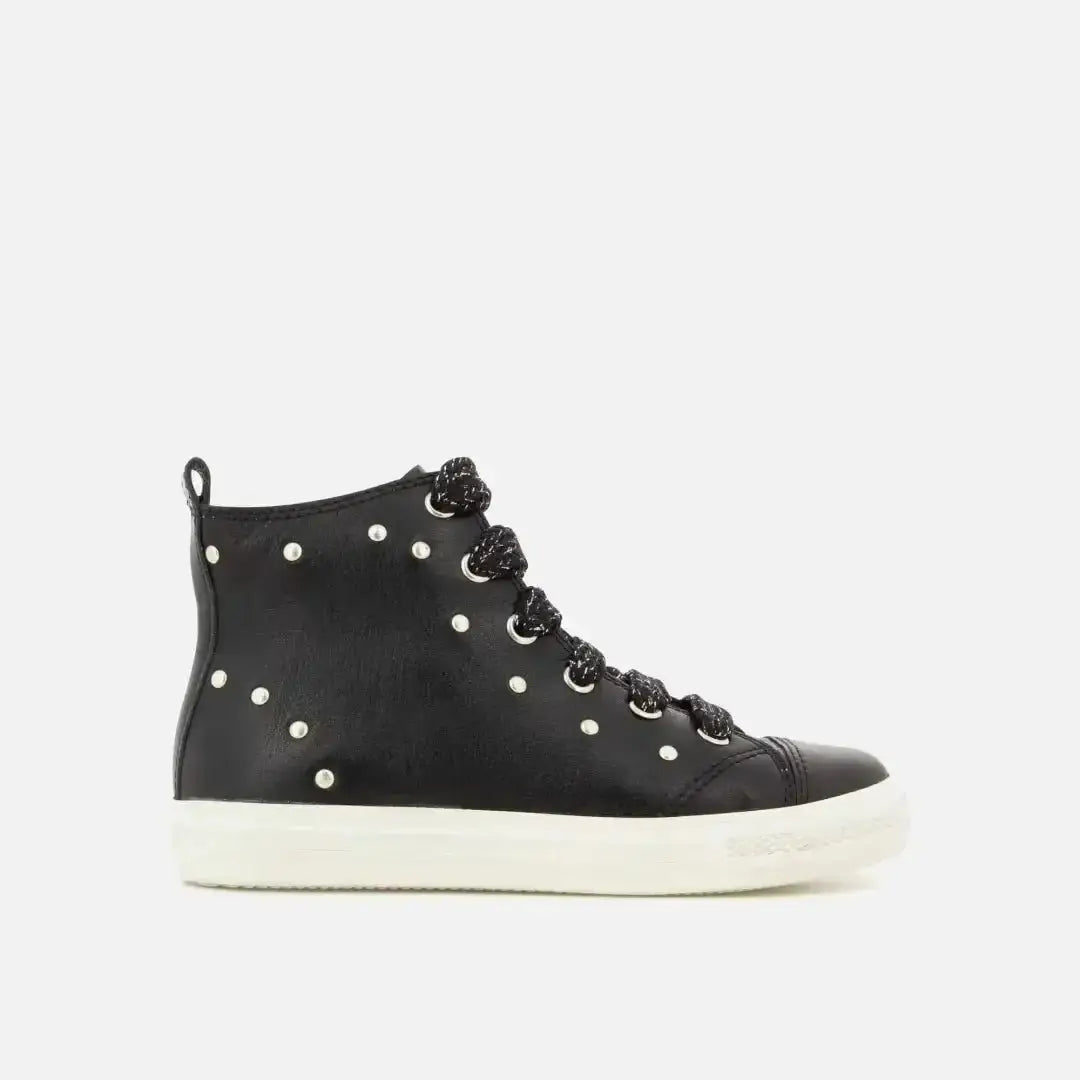 pom-d-api-swag-stud-basket-fille-noir-rivets-argent-s image 1