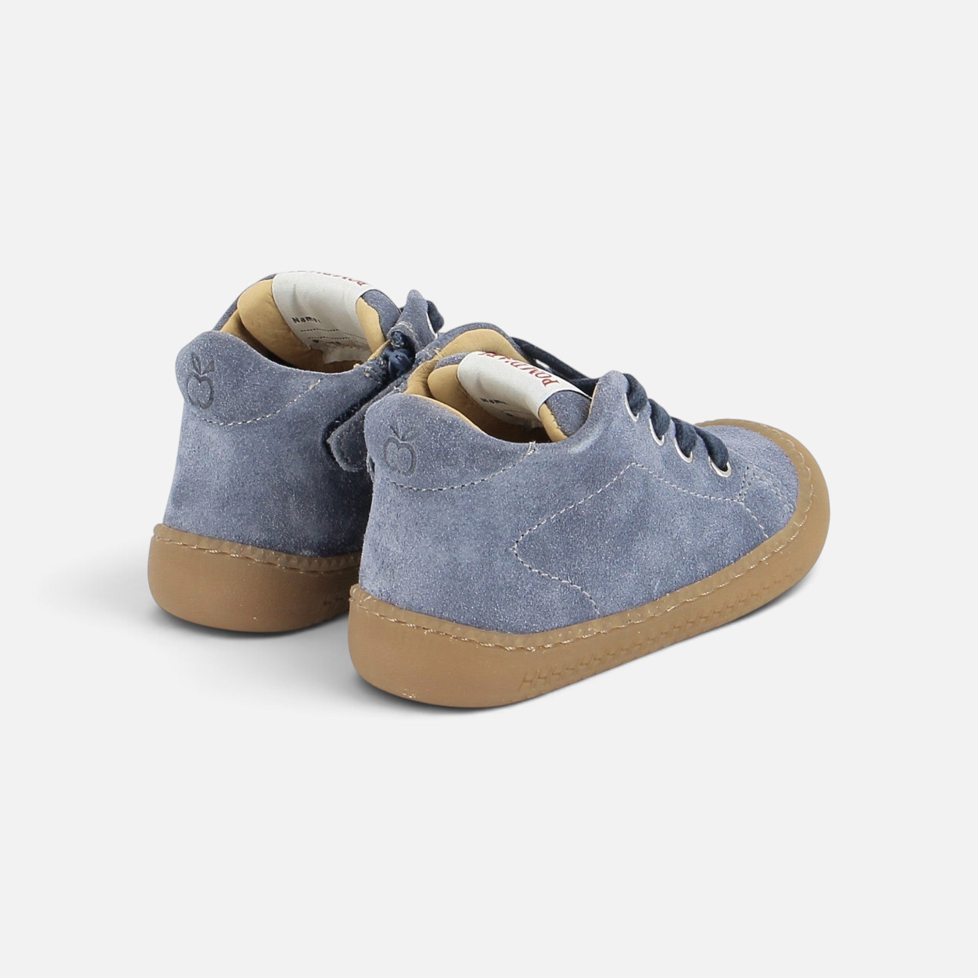 pom-d-api-yaka-walk-chaussure-premiers-pas-velours-blue-jeans image 4