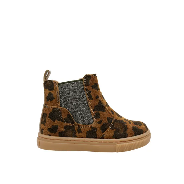 babybotte-armelle-kaki-bottine-fille-premier-pas-zip-l-opard image 1