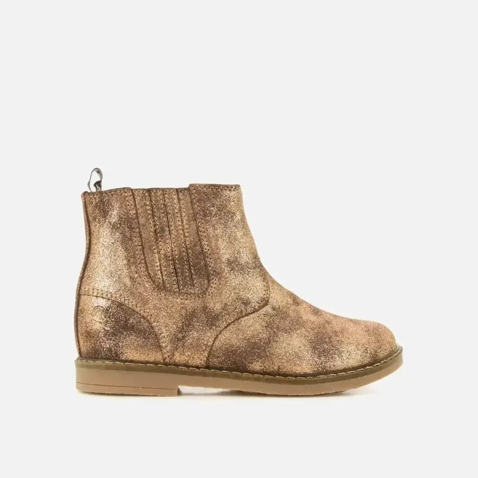 pom-d-api-trip-jodzip-bottine-velours-paillet-bronze-fille image 1