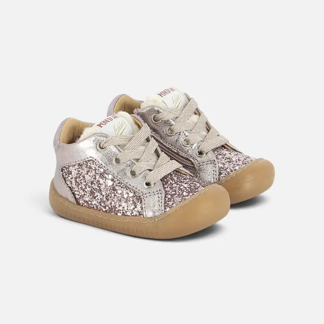 pom-d-api-yaka-star-chaussure-barefoot-premiers-pas-fille-nude image 1