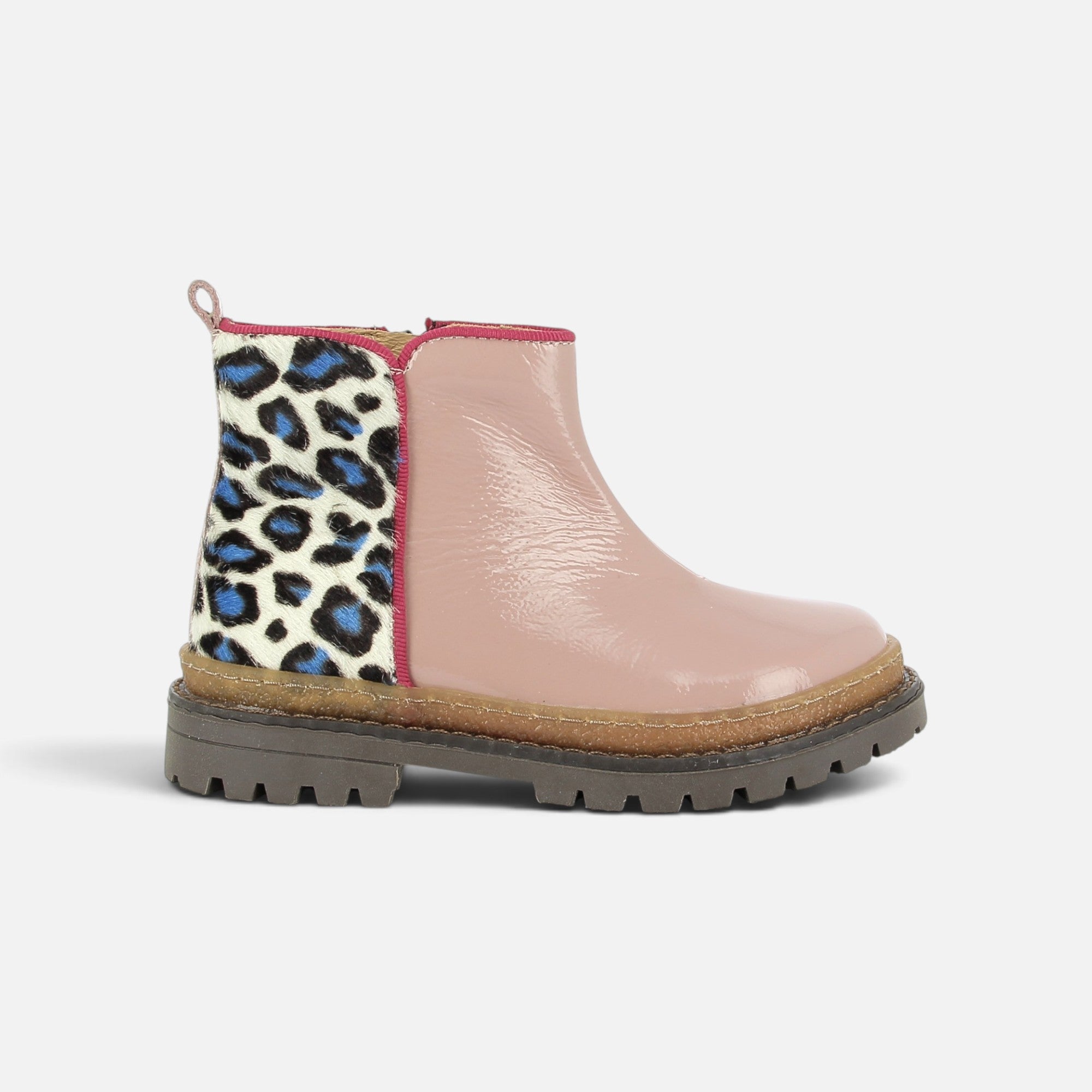 pom-d-api-wall-boots-vernis-kamari-fushia-bianco-bleu-boots-fille image 4
