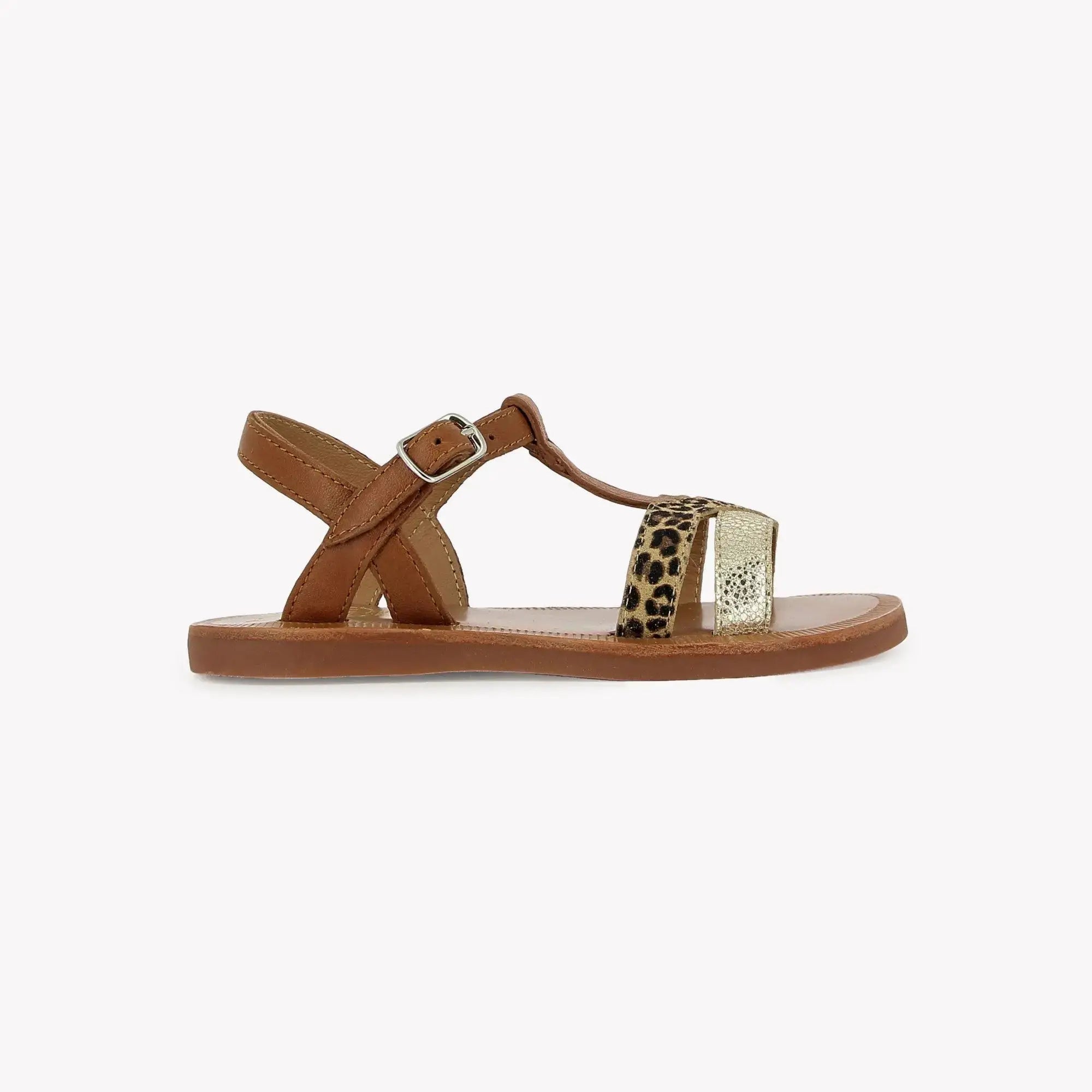 pom-d-api-plagette-salome-tek-sandale-fille-cuir-cuero-platine-leo image 4