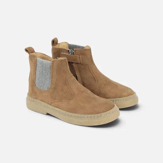 pom-d-api-trix-jod-zip-bottine-gar-on-cognac-nubuck-grain image 1