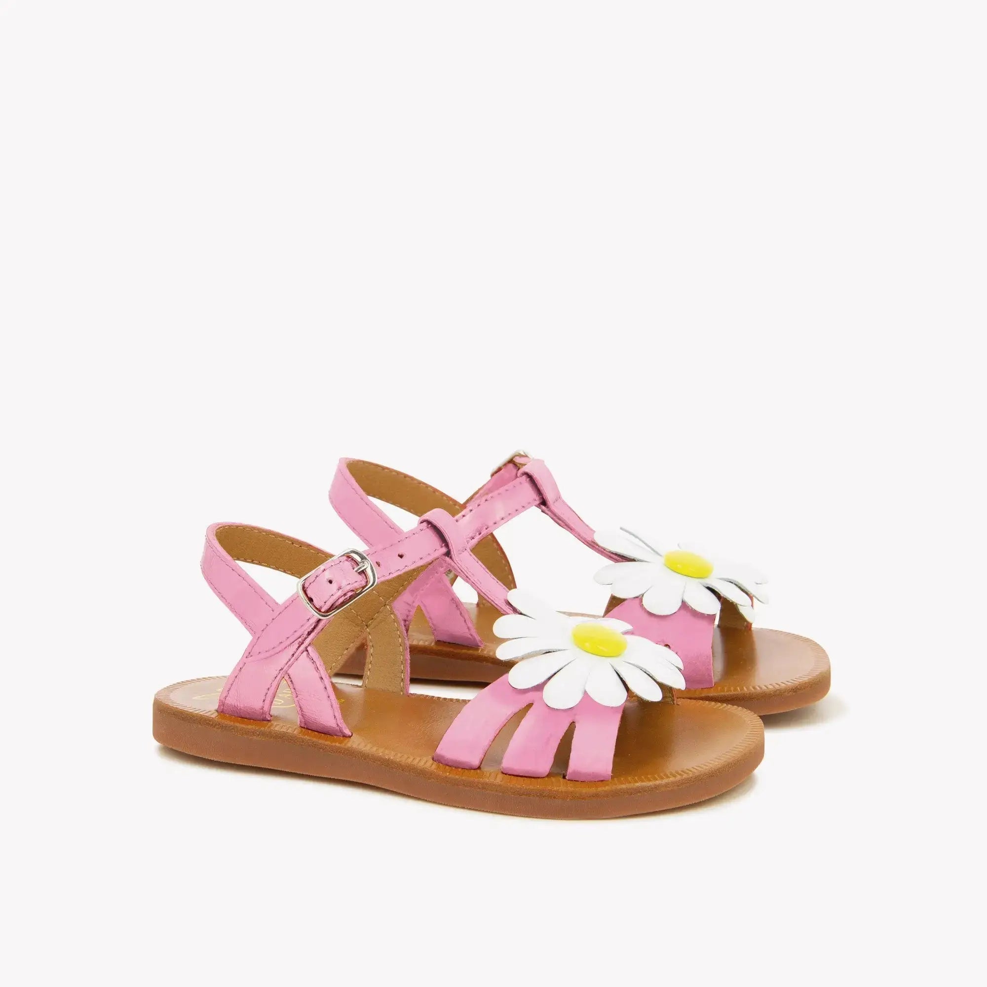 pom-d-api-plagette-big-flo-sandale-fille-vernis-m-tal-bubble-gum image 2