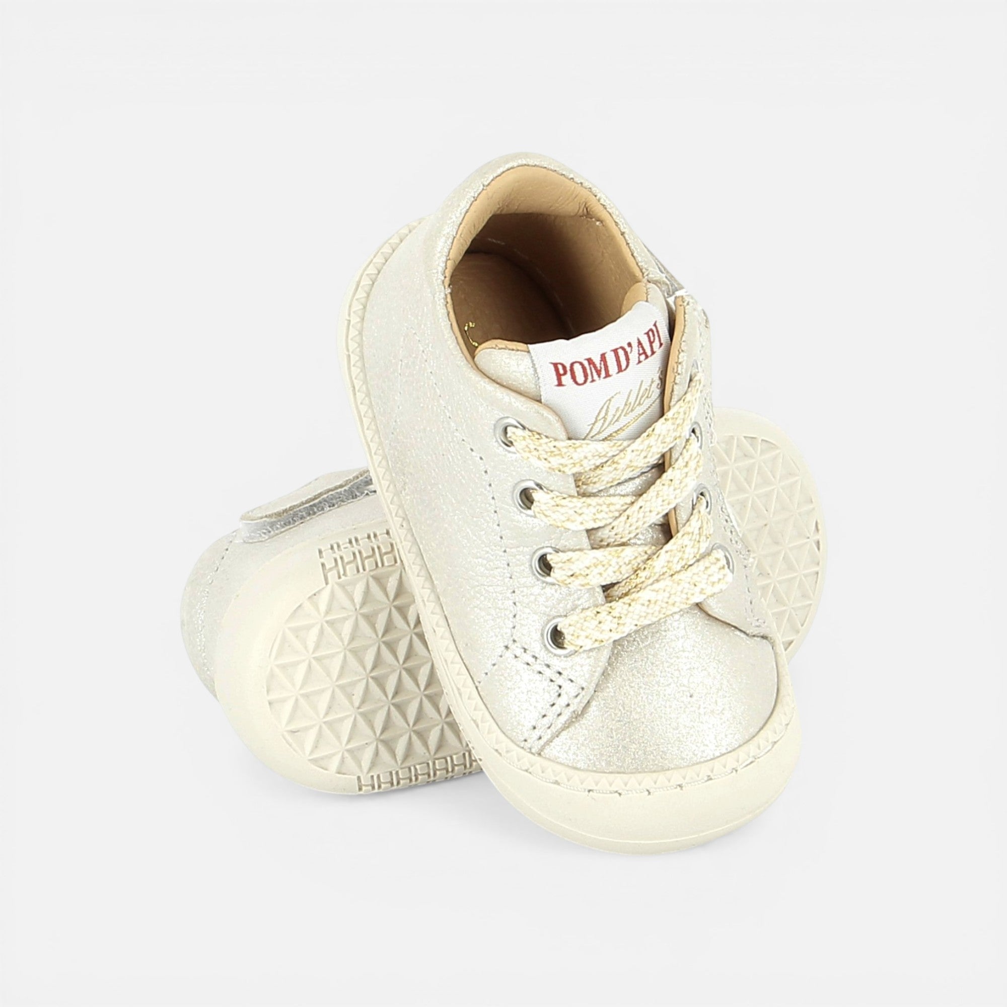 pom-d-api-yaka-walk-melania-chaussures-barefoot-premiers-pas-fille-craie image 2