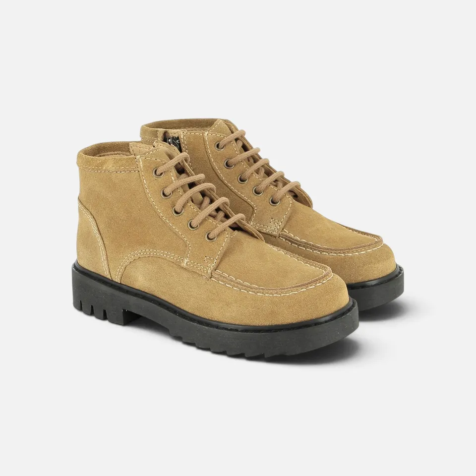 pom-d-api-sid-lace-plato-chaussure-caramel-semelle-noire image 1