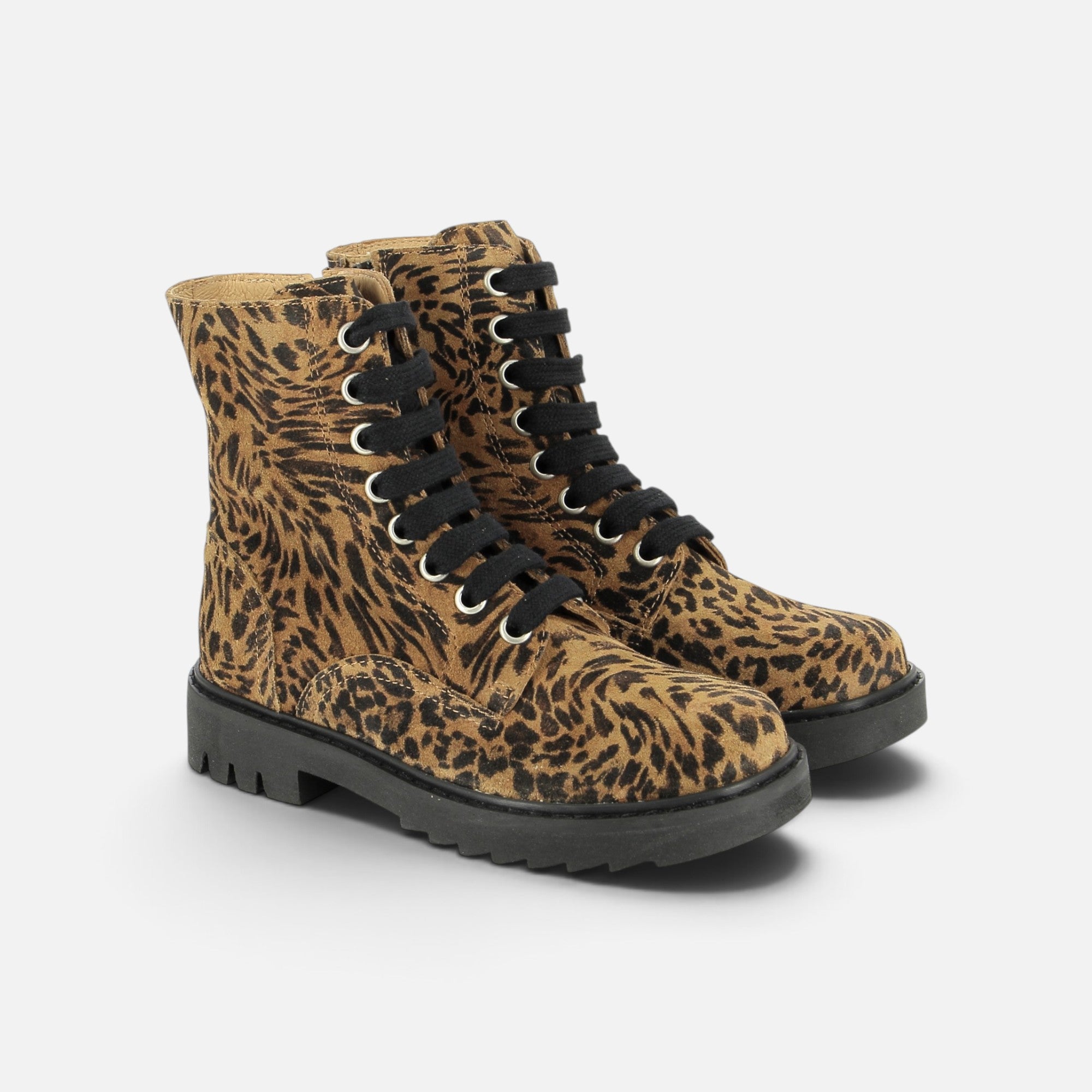pom-d-api-sid-ranger-boots-l-opard-naturel-semelle-noire-zip image 2