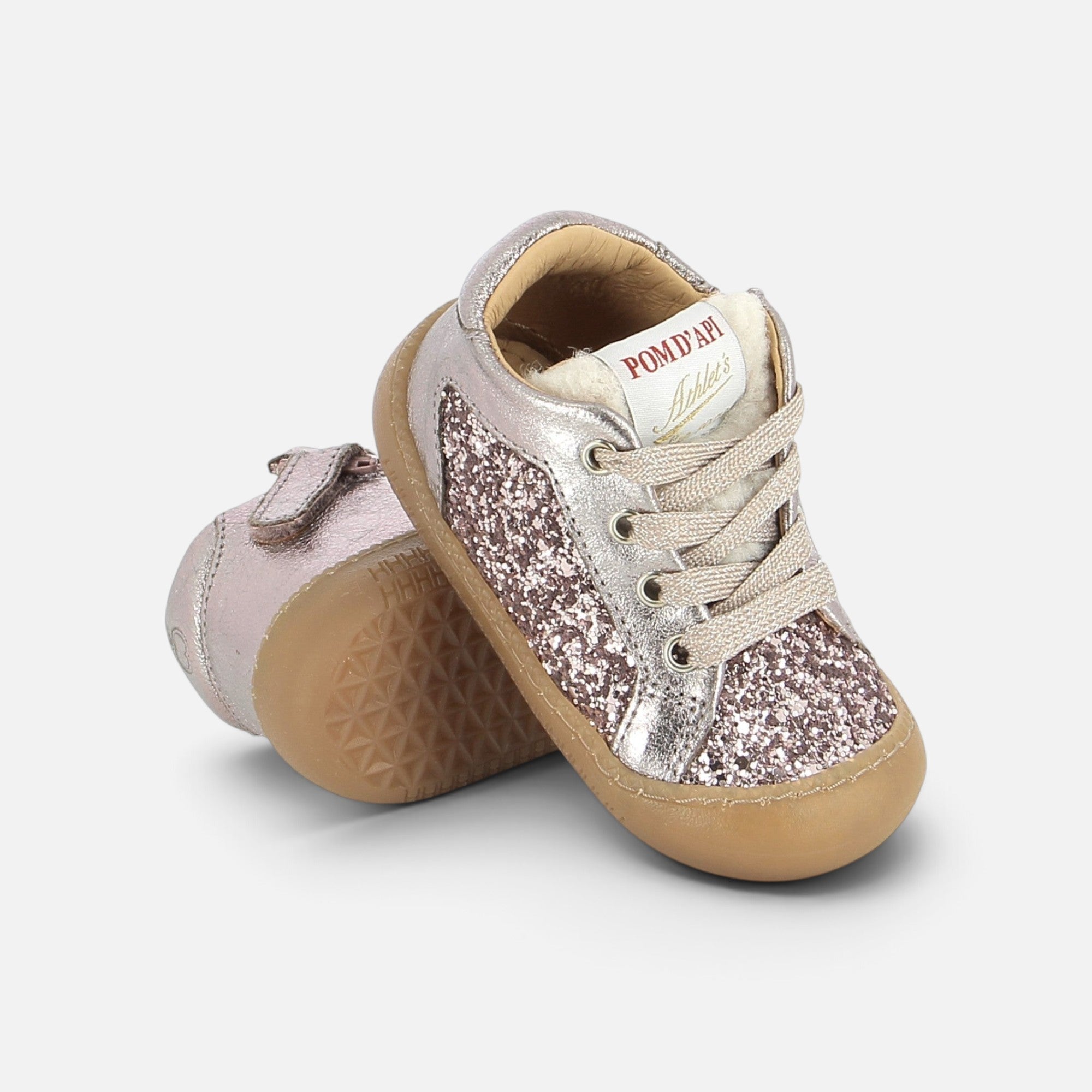 pom-d-api-yaka-star-chaussure-barefoot-premiers-pas-fille-nude image 2