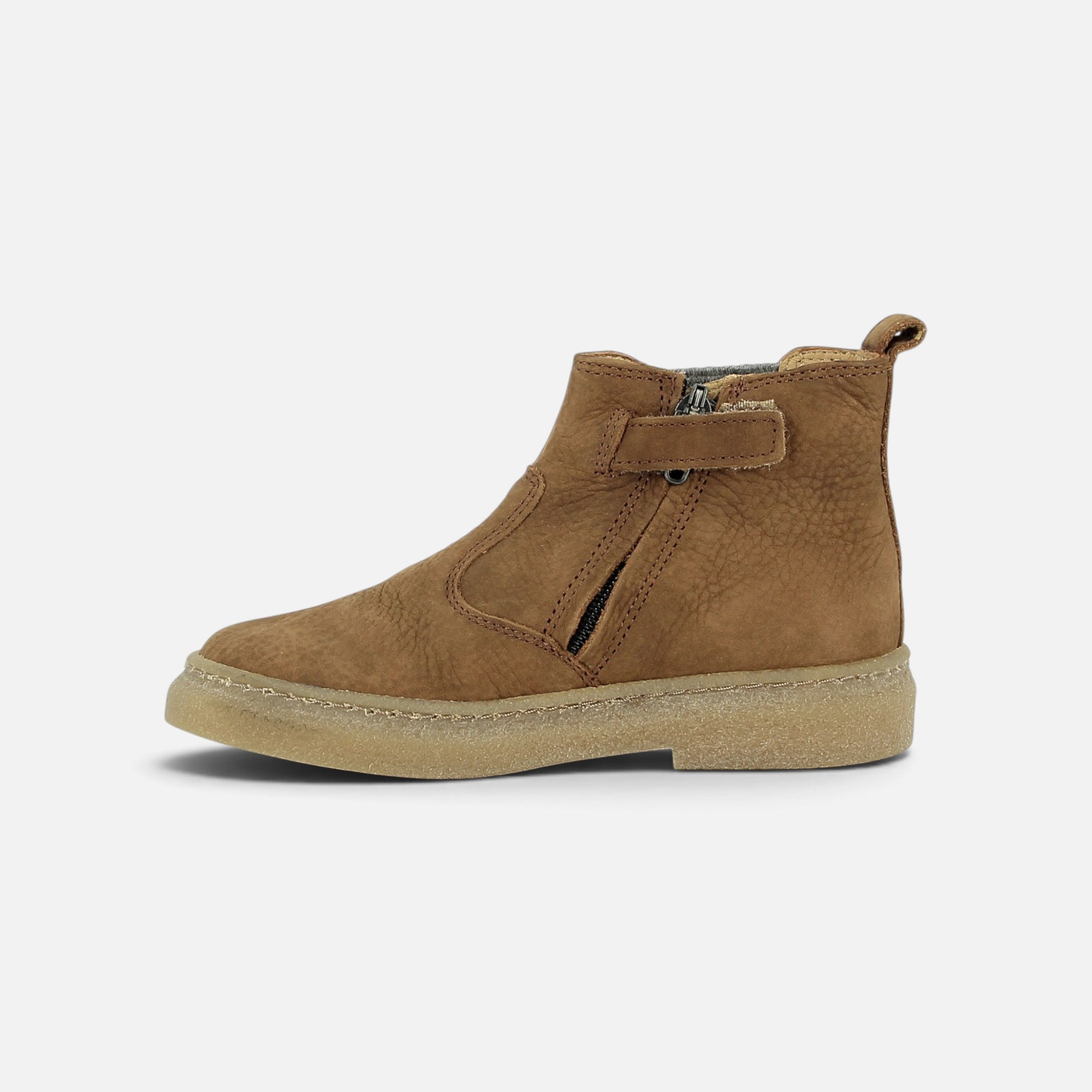 pom-d-api-trix-jod-zip-bottine-gar-on-cognac-nubuck-grain image 4