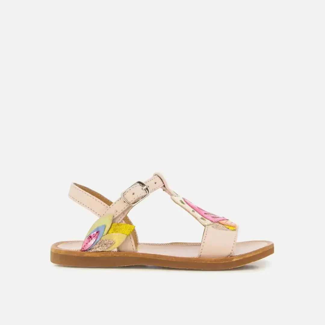 pom-d-api-plagette-papillon-sandale-rose-papillon image 2