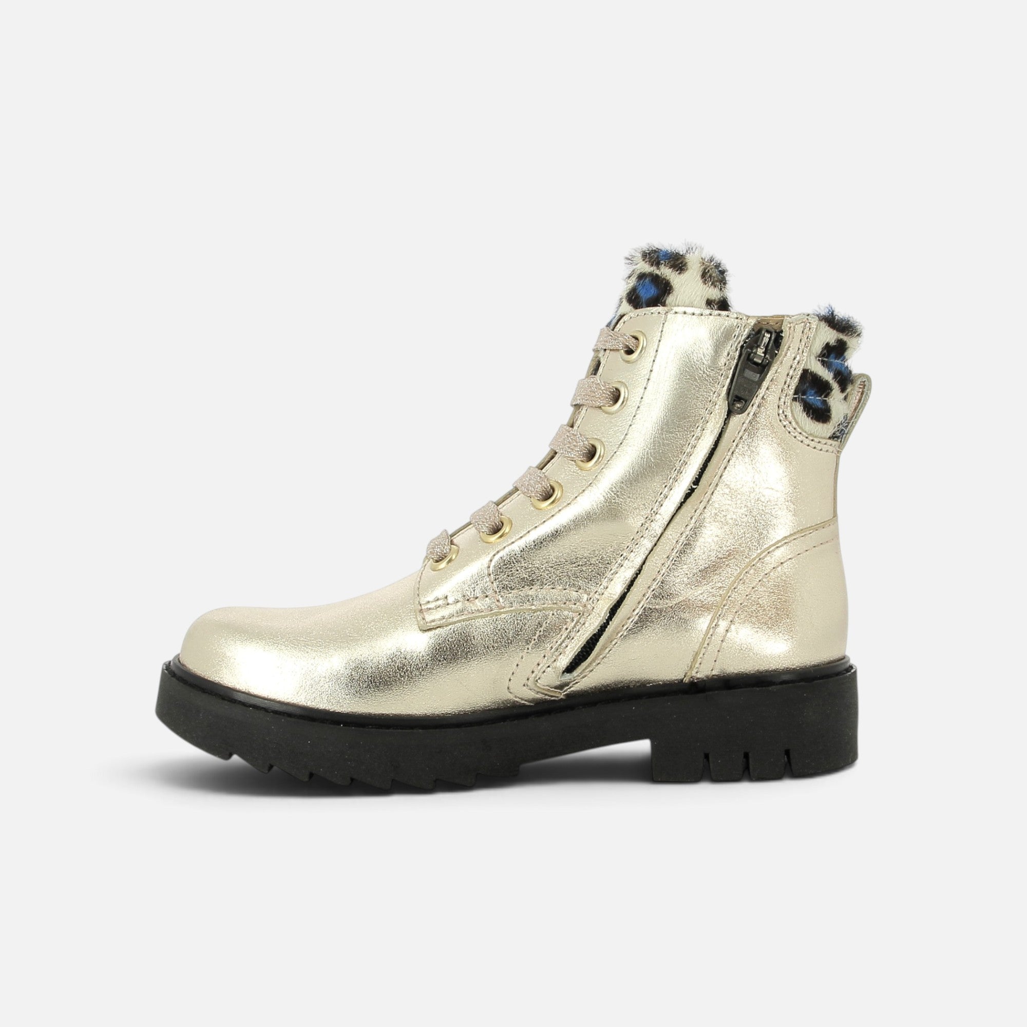 pom-d-api-sid-hi-bike-boots-montante-cuir-platine-semelle-noire-fille image 6