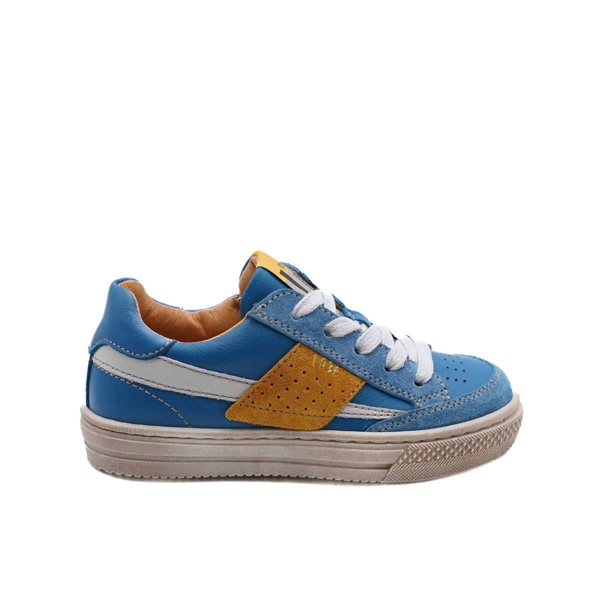 babybotte-karson-chaussure-gar-on-lacets-bleu image 1