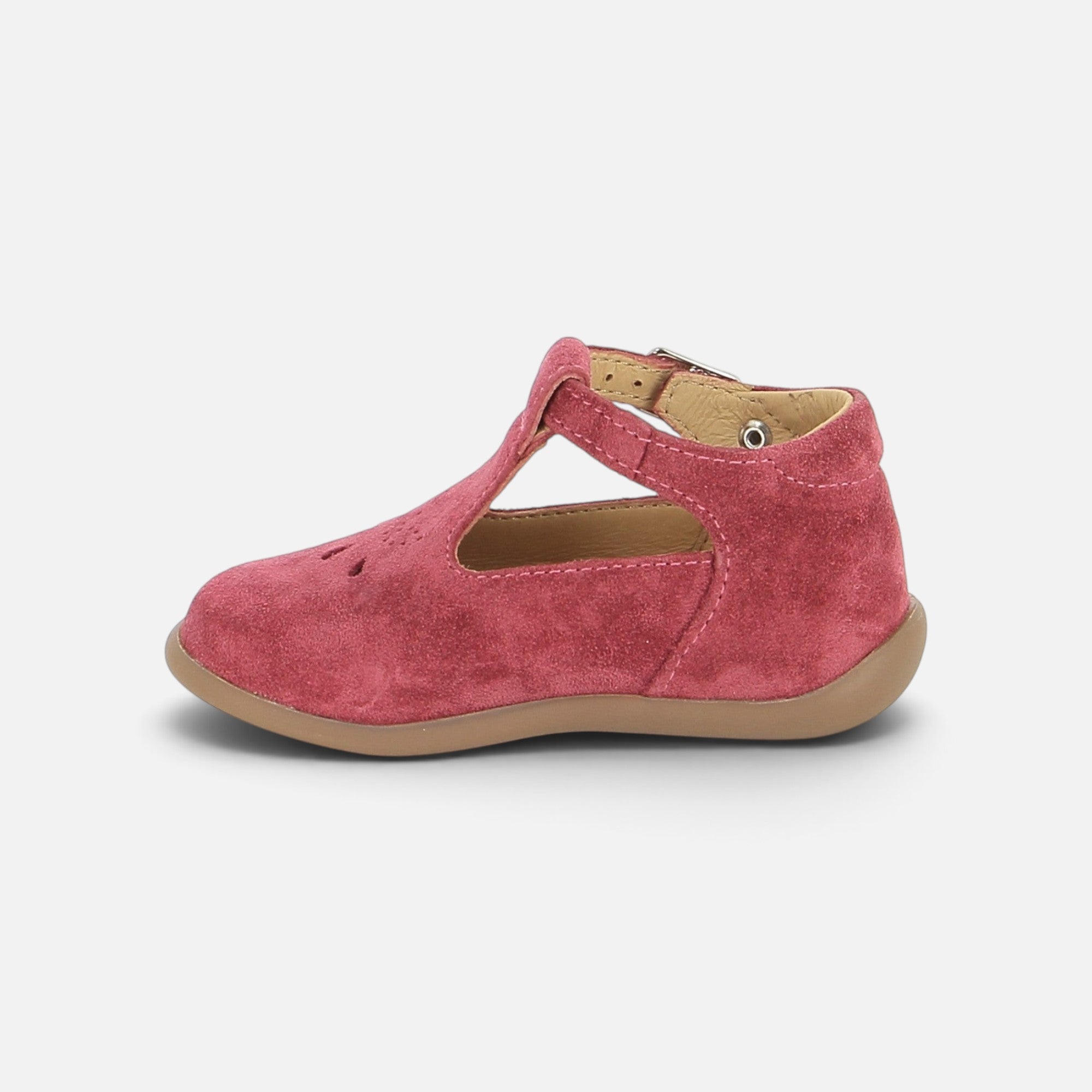 pom-d-api-stand-up-salom-velours-cherry-premiers-pas-fille-rouge image 5