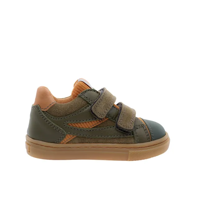 babybotte-arezzo-velcro-green-chaussure-premier-pas-gar-on image 1