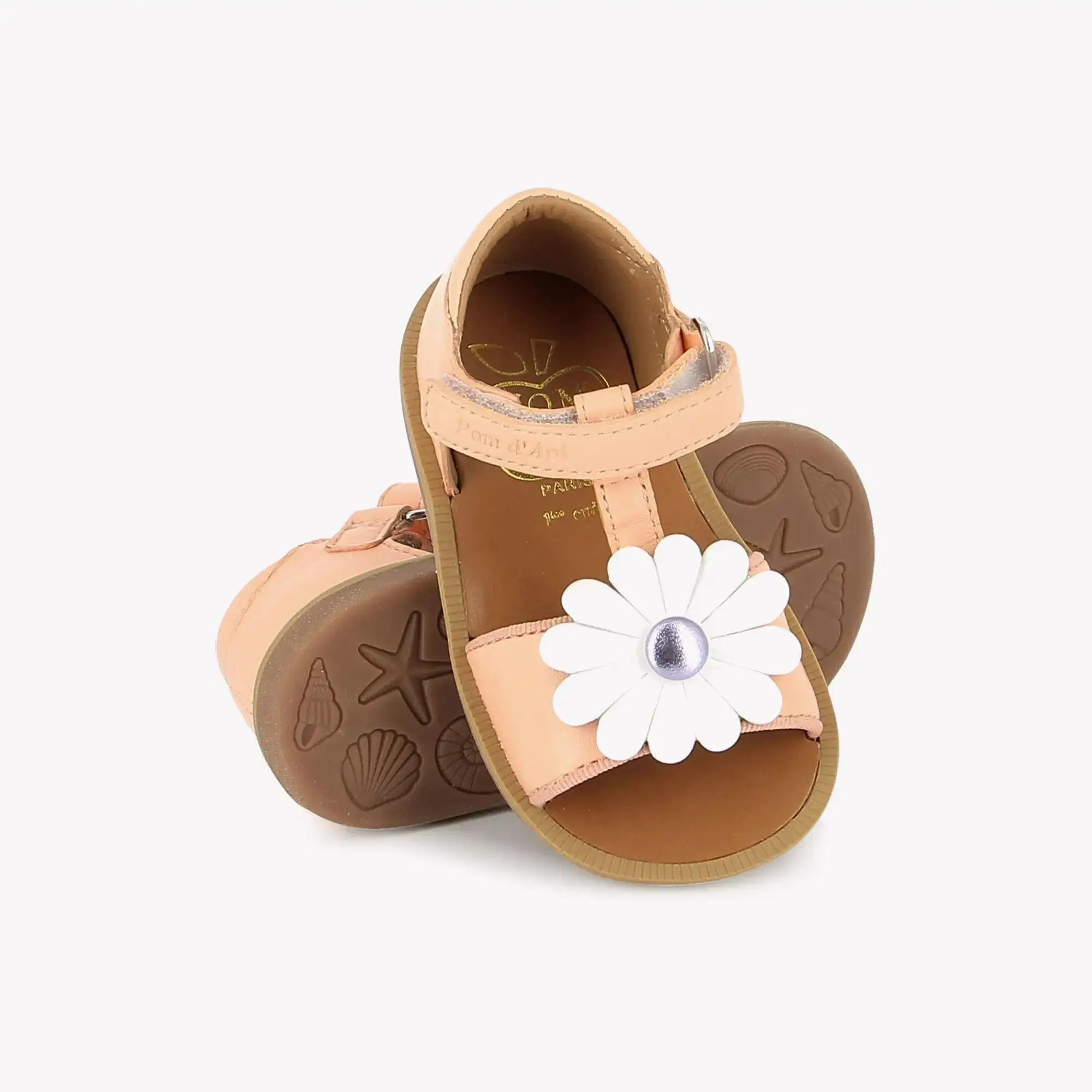 pom-d-api-poppy-big-flo-sandale-premiers-pas-fille-clems-kaiser image 2