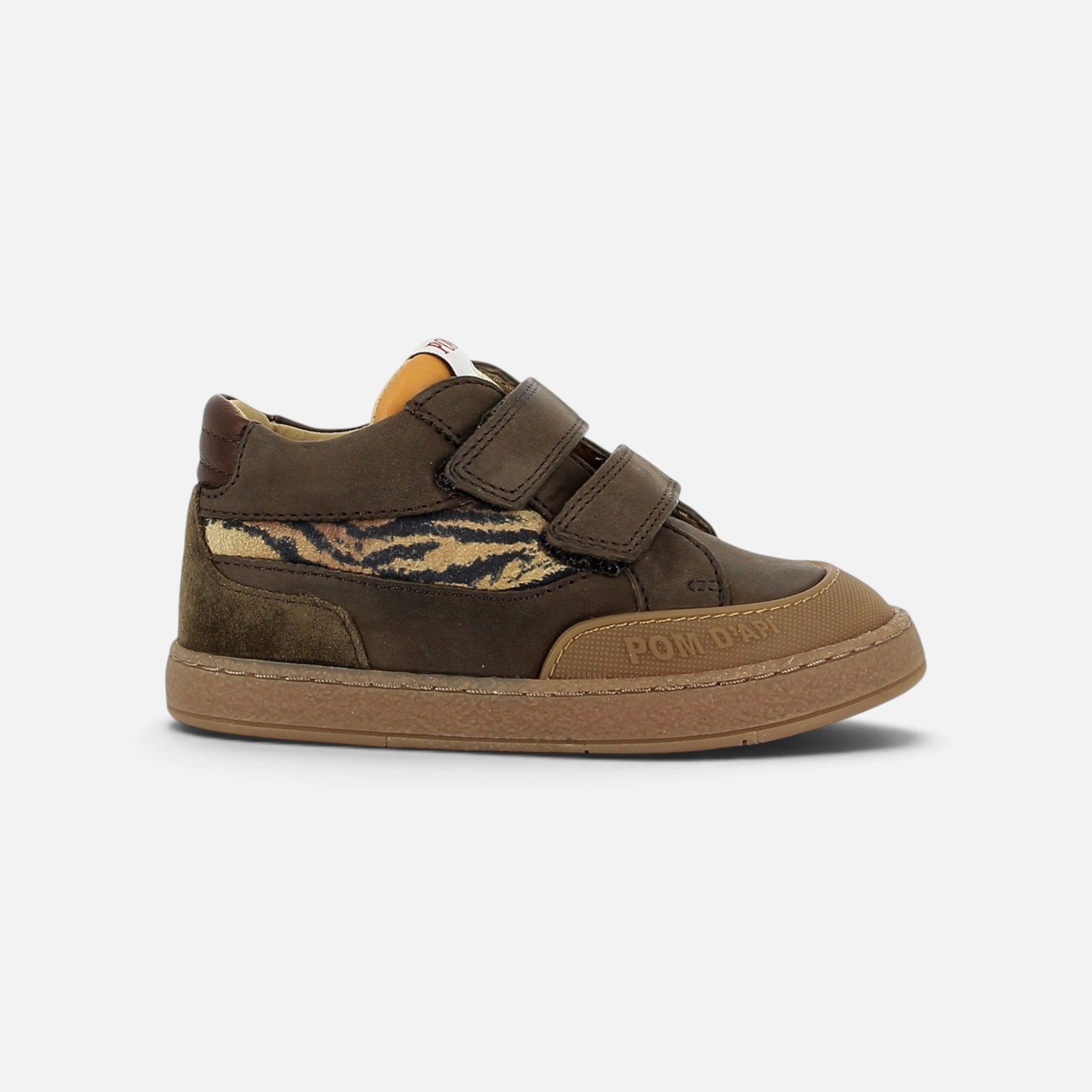 pom-d-api-mousse-backy-basket-enfant-cuir-brun-multi image 4