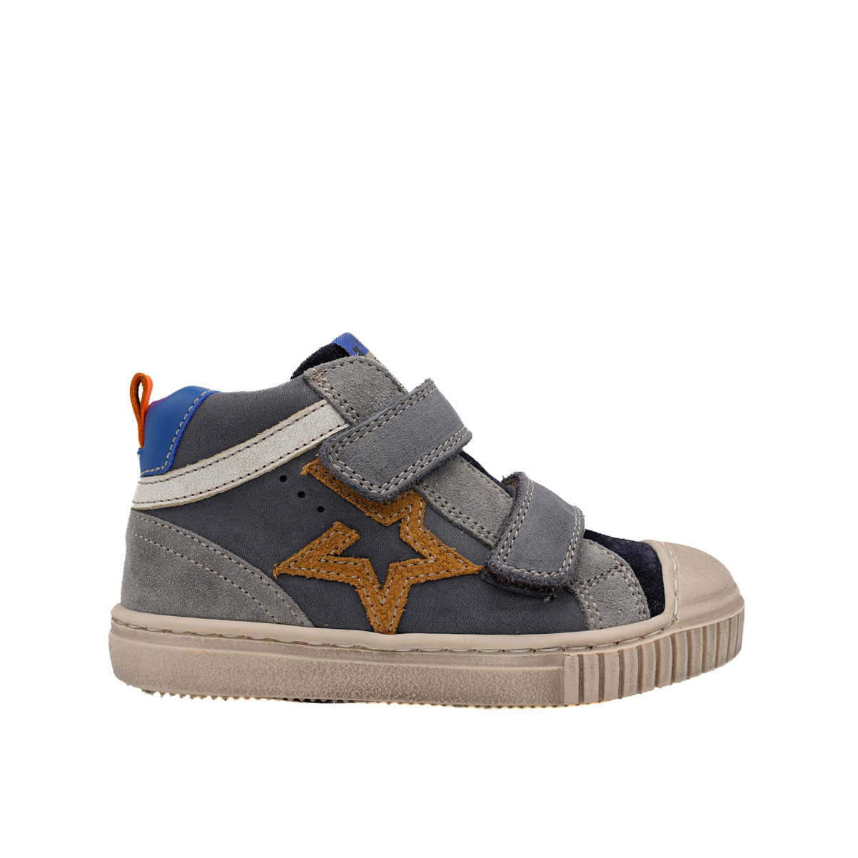 babybotte-karlos-chaussure-gar-on-scratch-bleu-cuir image 1