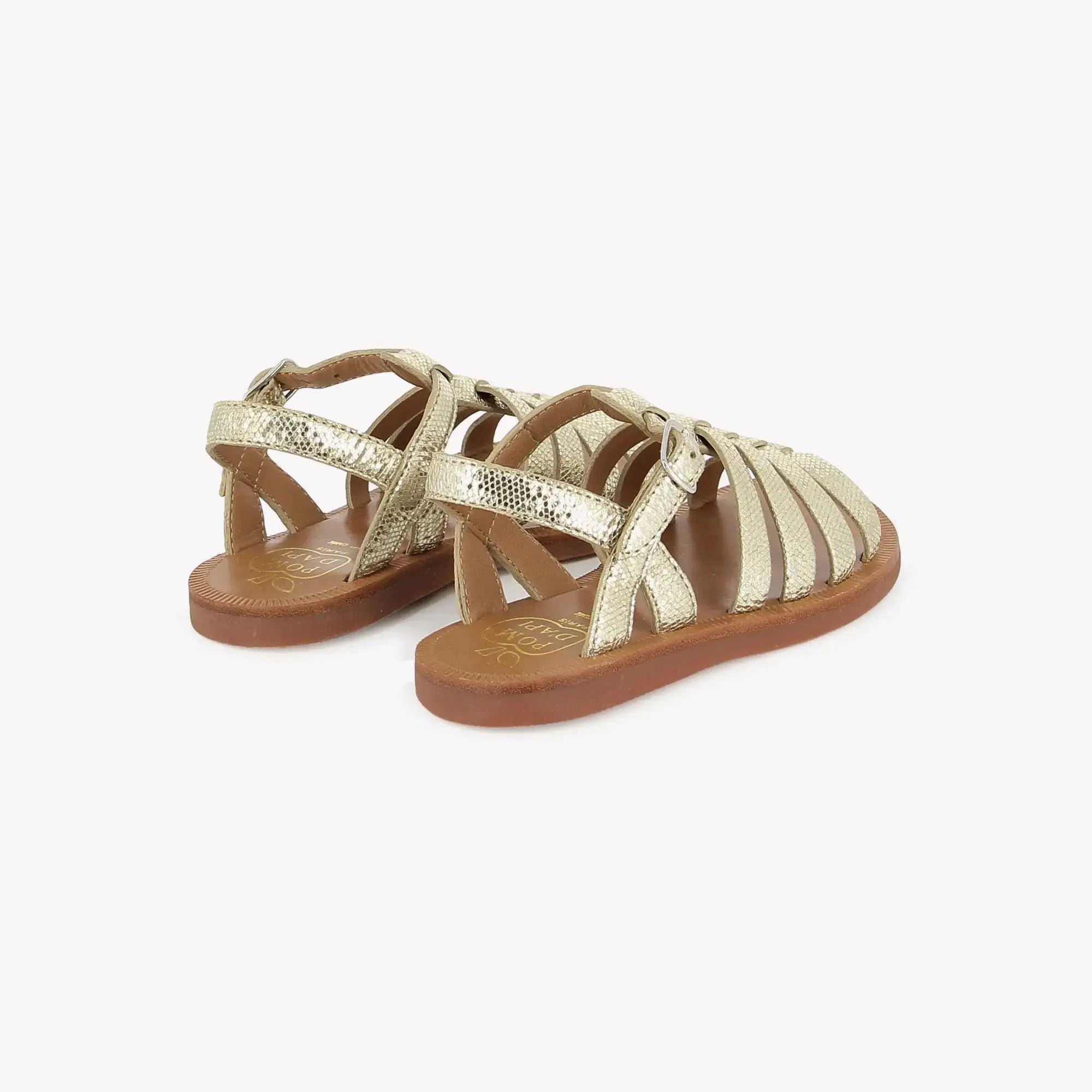 pom-d-api-plagette-strap-sandale-fille-platine-milos image 3