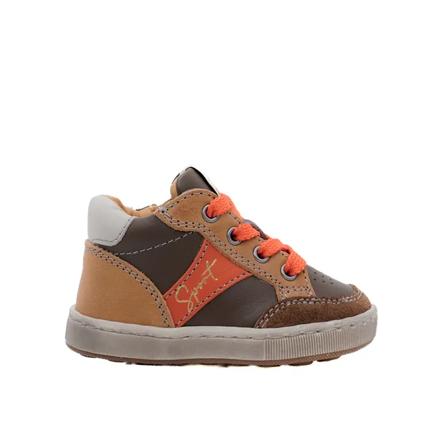 babybotte-formidable-chaussure-b-b-gar-on-marron-cuir-zip image 1