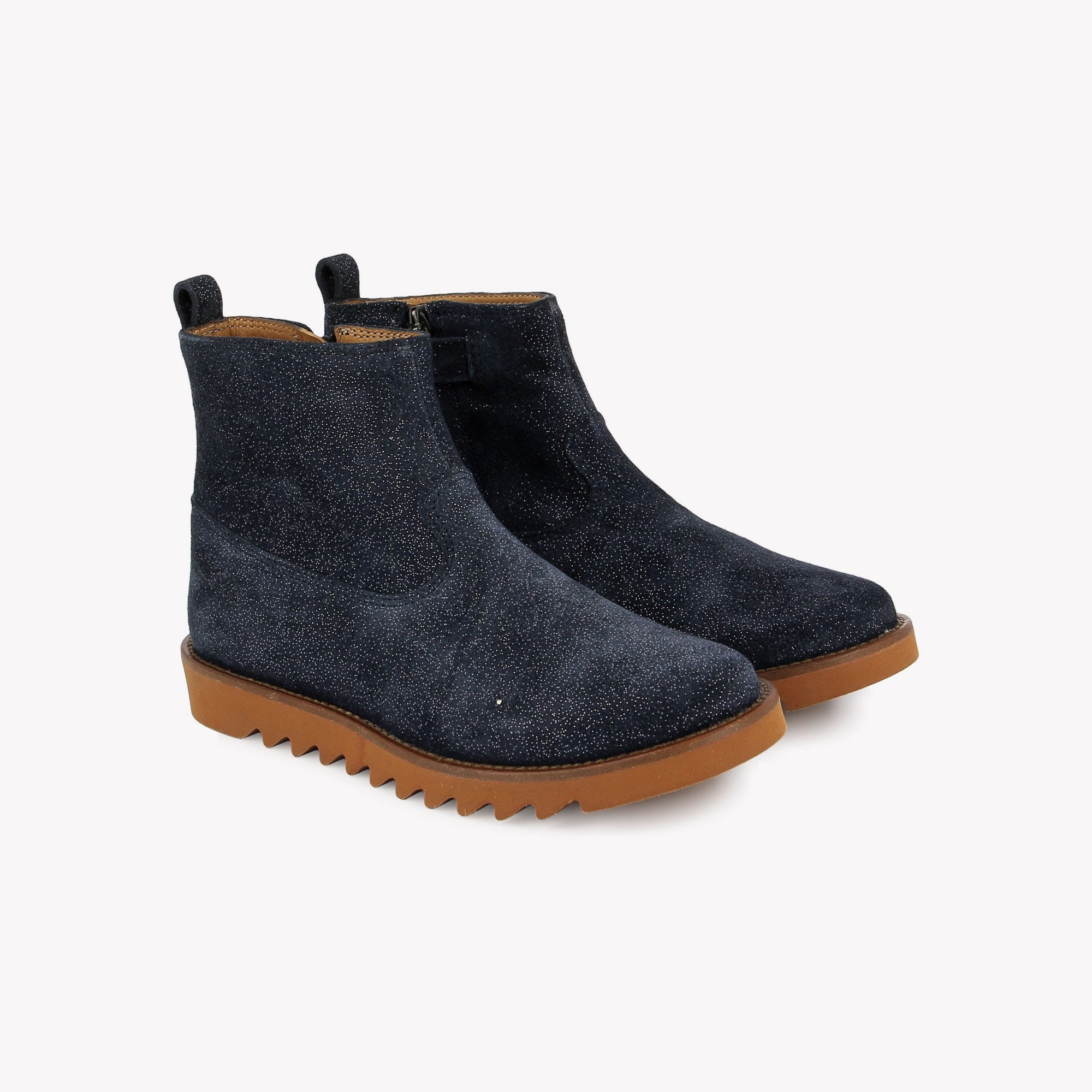 pom-d-api-ripple-boots-sl-bottine-cuir-marine-paillettes-fille image 3
