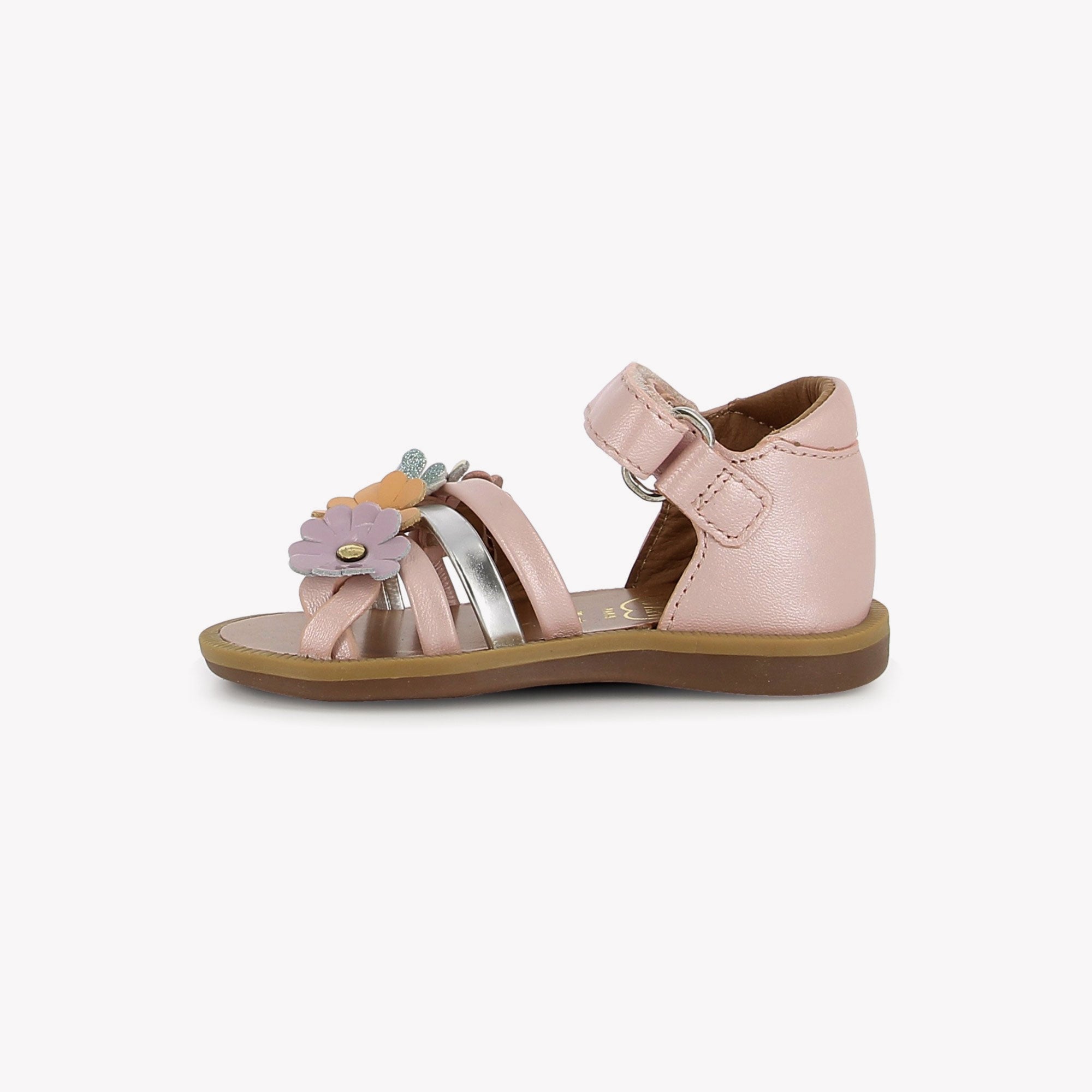 pom-d-api-poppy-multi-flo-sandales-premiers-pas-fille-rose-multi image 6