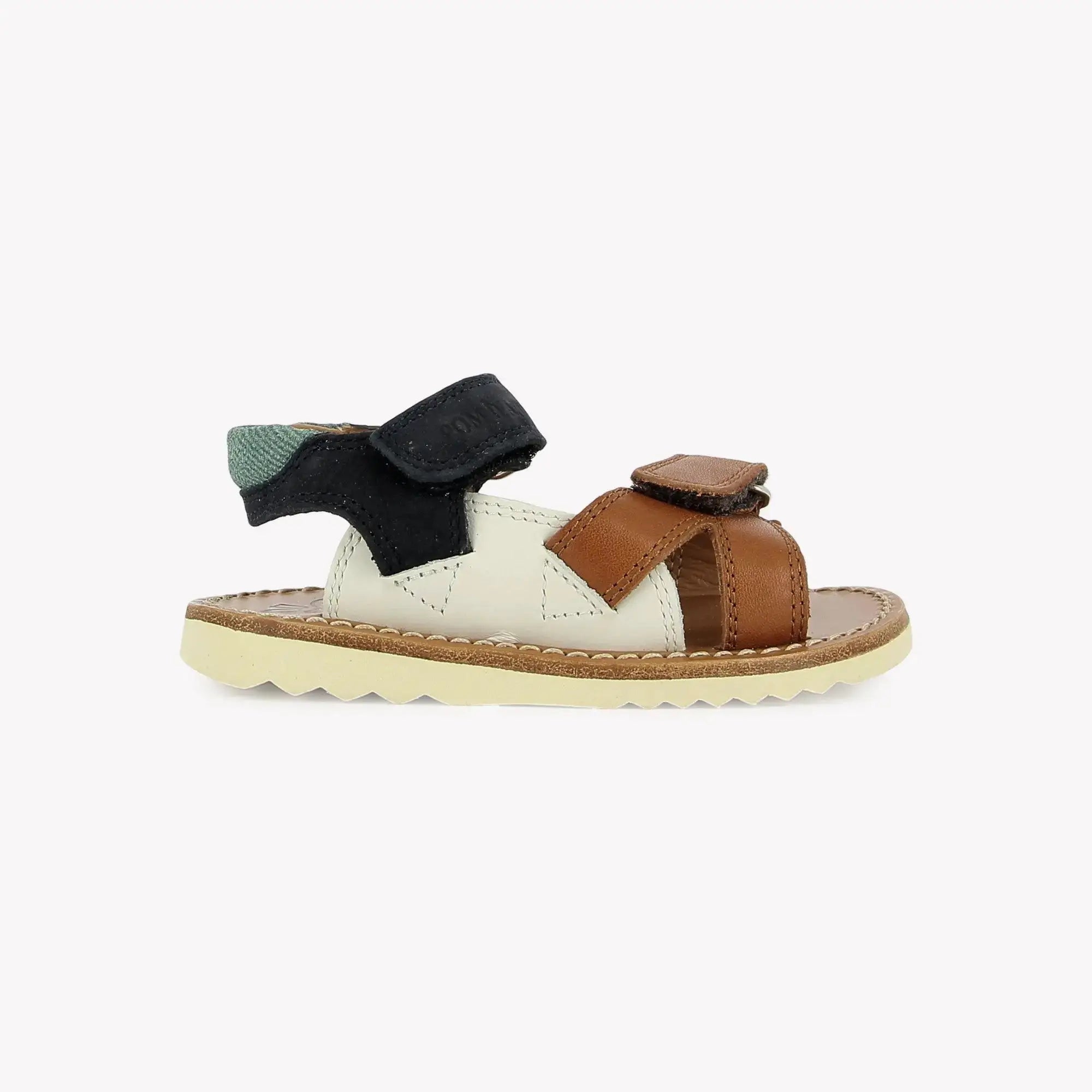 pom-d-api-waff-jimy-sandale-nappa-nubuck-cuero-crema-marine image 4