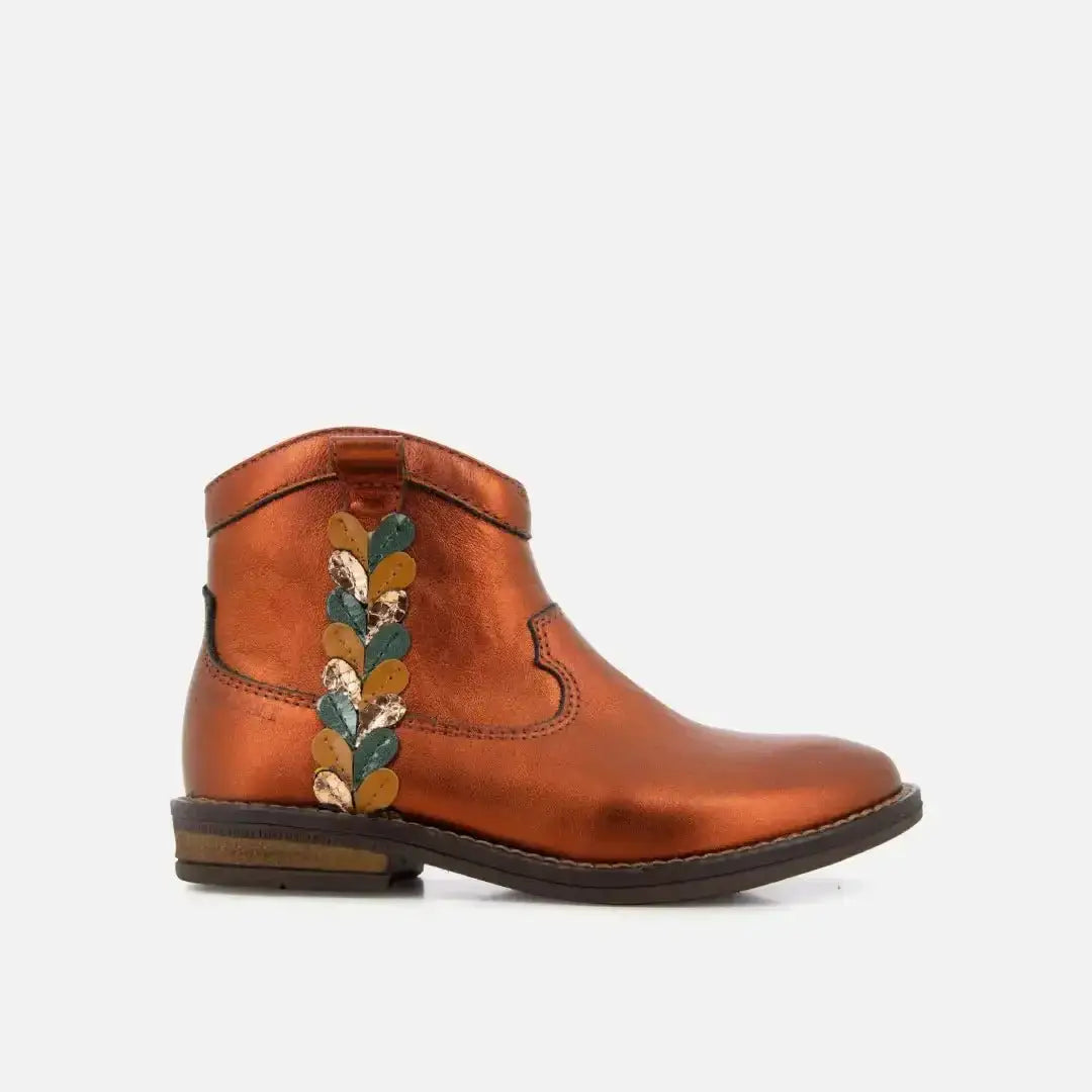 pom-d-api-billy-ferns-sl-bottine-fille-cuir-m-tallis-marron-cuivr image 2