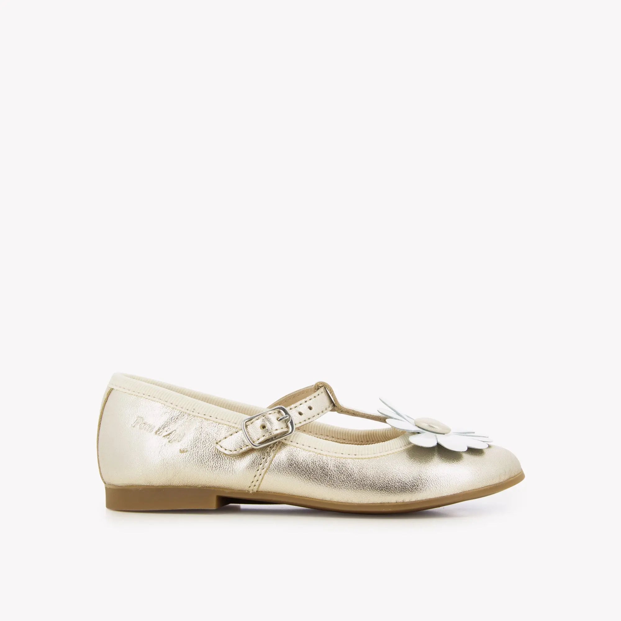 pom-d-api-dory-flo-ballerines-fille-platine-laminato image 3