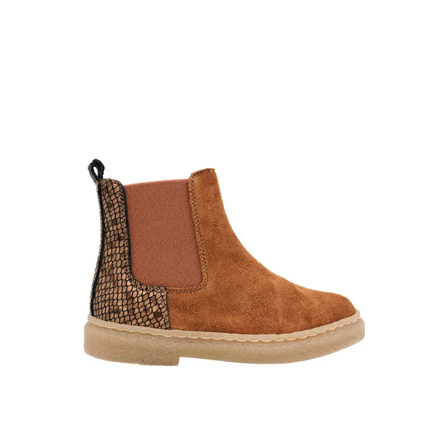 babybotte-kalmia-bottine-fille-zip-cognac-velours image 1