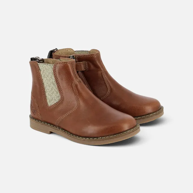 pom-d-api-trip-new-jodzip-chelsea-boot-fille-cuir-marron-cuoio image 1