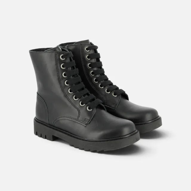 pom-d-api-sid-ranger-boots-noir-semelle-noire-zip-ykk image 1