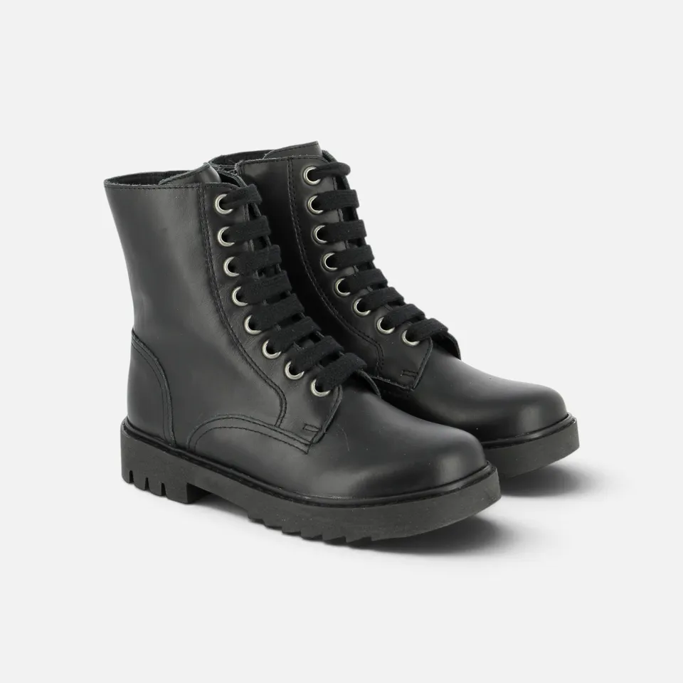 pom-d-api-sid-ranger-boots-noir-semelle-noire-zip-ykk image 1