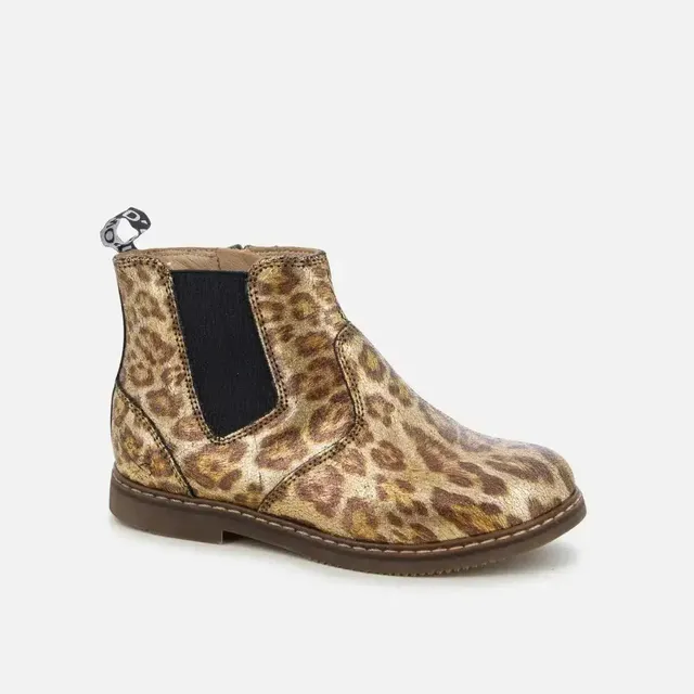 pom-d-api-city-jodzip-bottine-fille-cuir-l-opard-oro-zip image 1