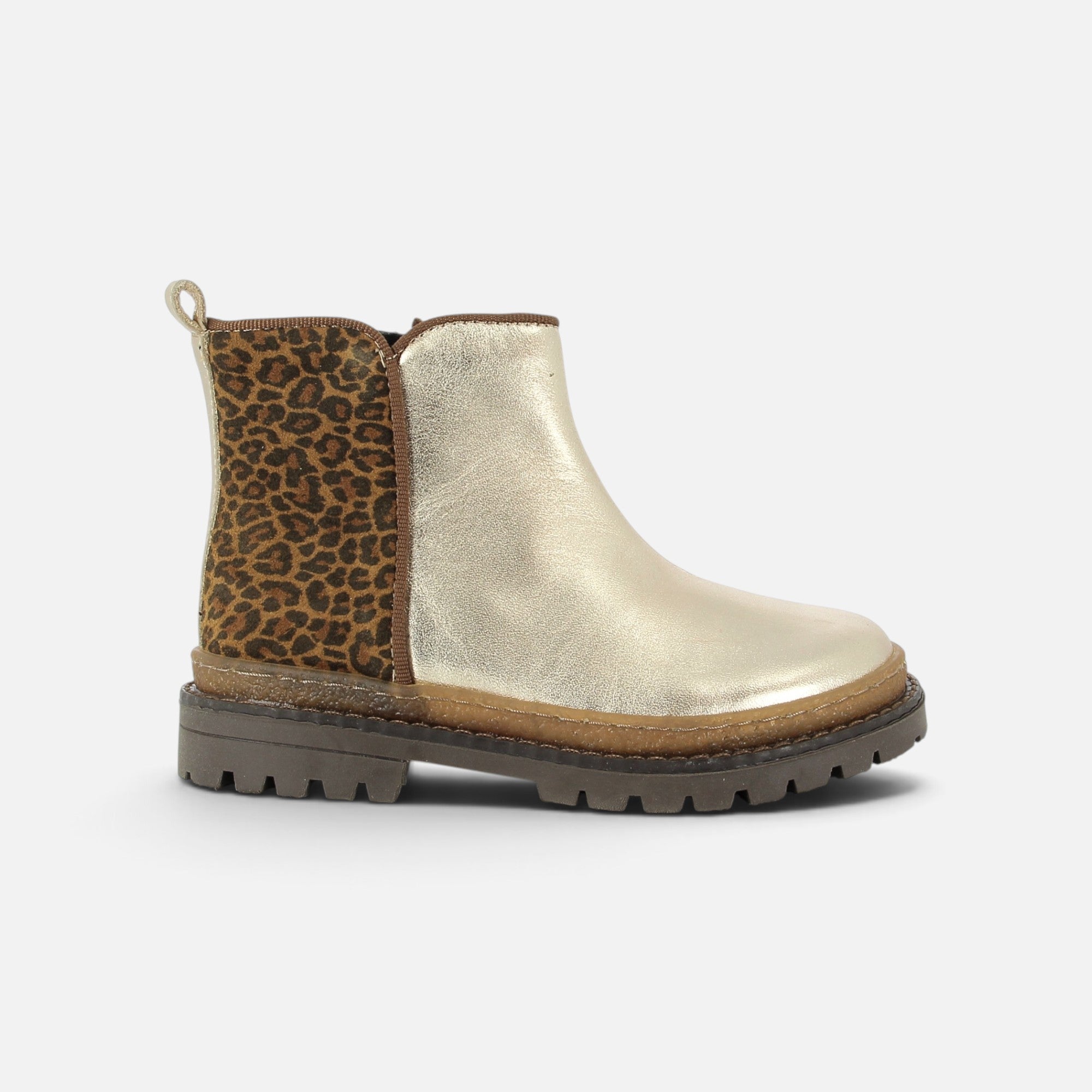 pom-d-api-wall-boots-bottine-fille-platine-naturel-l-opard image 4