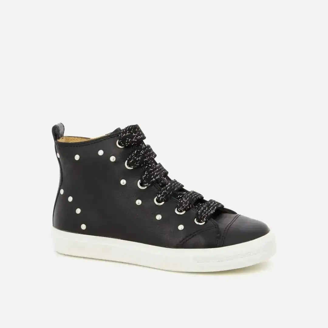 pom-d-api-swag-stud-basket-fille-noir-rivets-argent-s image 2