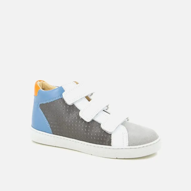 pom-d-api-top-easy-clay-gris-multicolore-sneaker-montante-enfant image 1