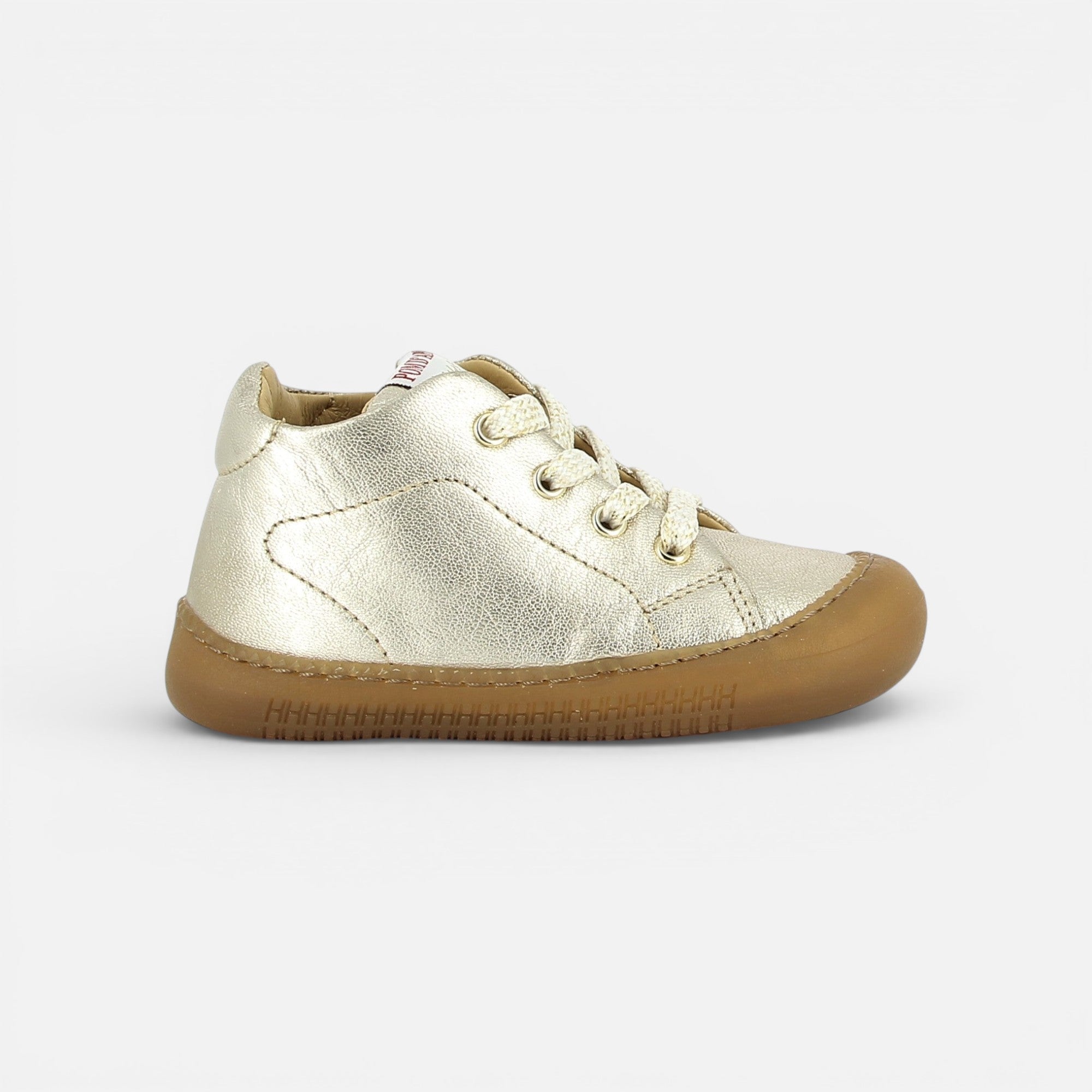 pom-d-api-yaka-walk-basket-premiers-pas-fille-metal-milled-platine image 4
