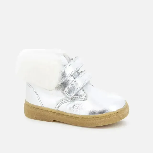 pom-d-api-trix-easy-fur-boots-fille-argent-fourr-e image 1