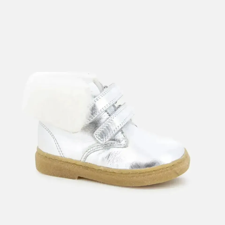 pom-d-api-trix-easy-fur-boots-fille-argent-fourr-e image 1
