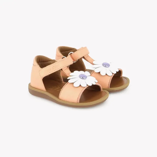 pom-d-api-poppy-big-flo-sandale-premiers-pas-fille-clems-kaiser image 1