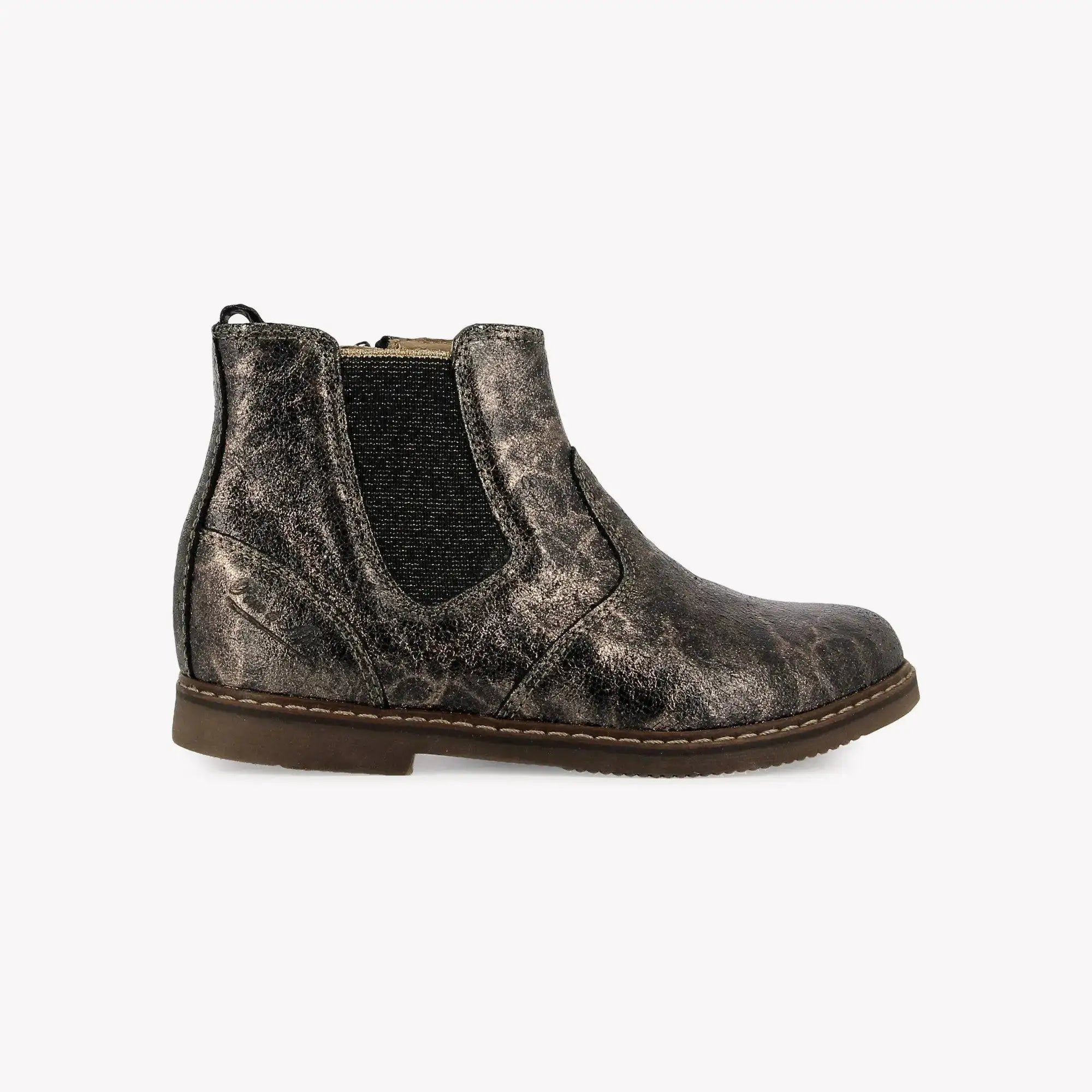 pom-d-api-city-jodzip-bottine-fille-cuir-iris-noir-reflets-cuivr-s image 4