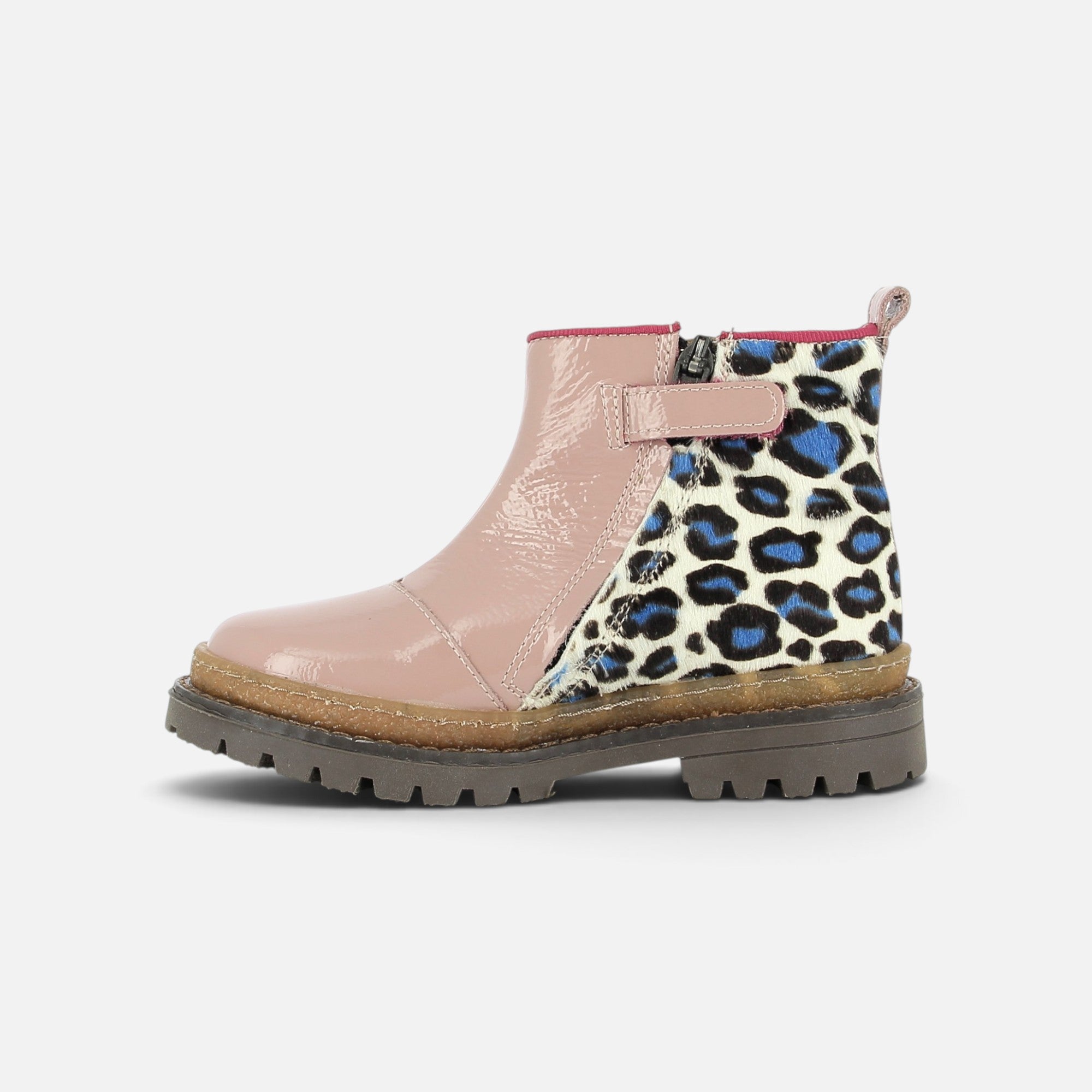 pom-d-api-wall-boots-vernis-kamari-fushia-bianco-bleu-boots-fille image 5
