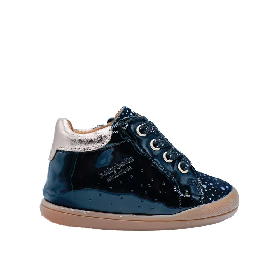 babybotte-fasty-zip-chaussure-b-b-fille-lacets-noir-verni image 1