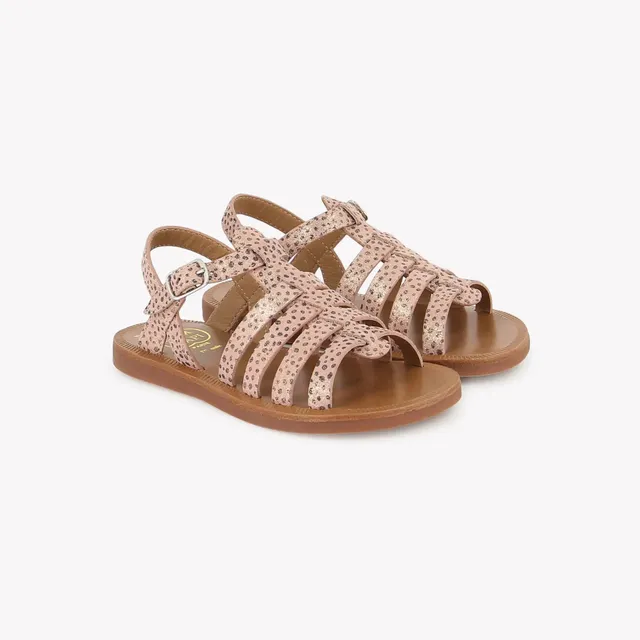 pom-d-api-plagette-strap-sandale-fille-indian-lux-pink image 1