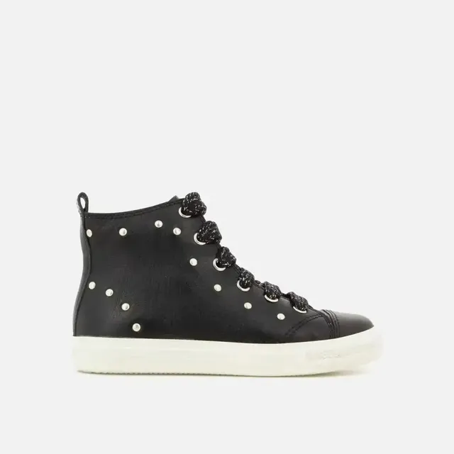 pom-d-api-swag-stud-basket-fille-noir-rivets-argent-s image 1