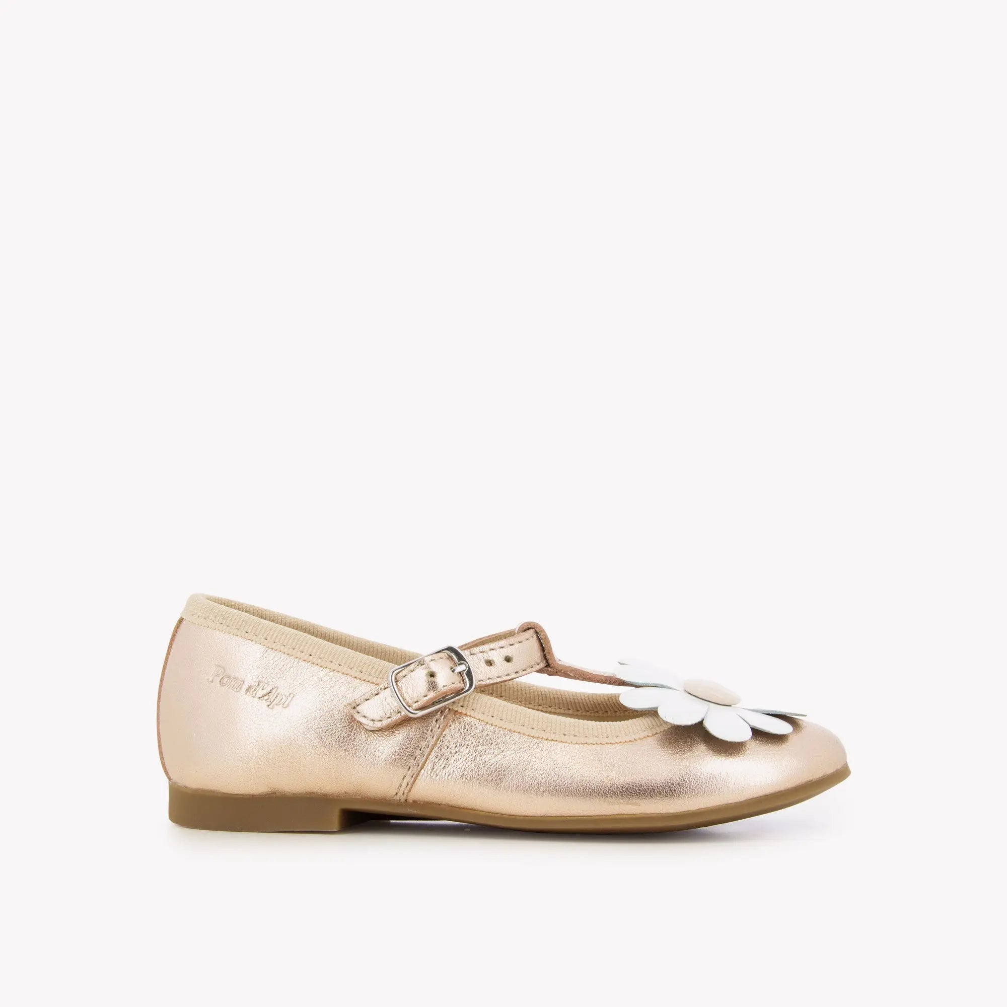 pom-d-api-dory-flo-laminato-cuivre-ballerine-cuir-enfant image 3
