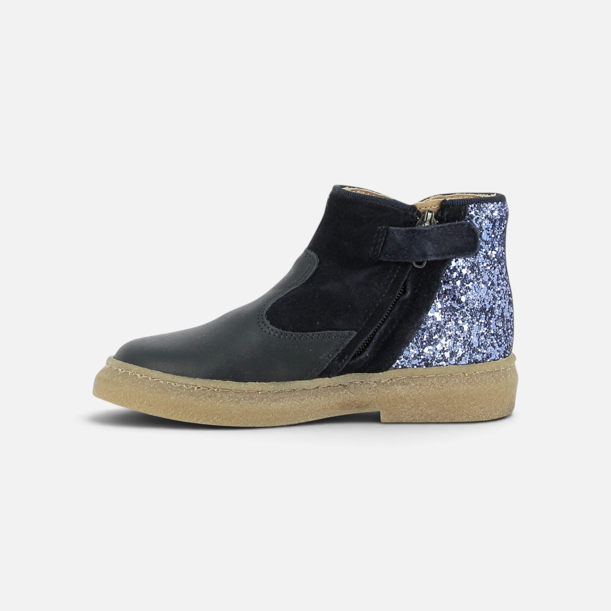 pom-d-api-trix-back-bottine-cuir-fille-marine image 5
